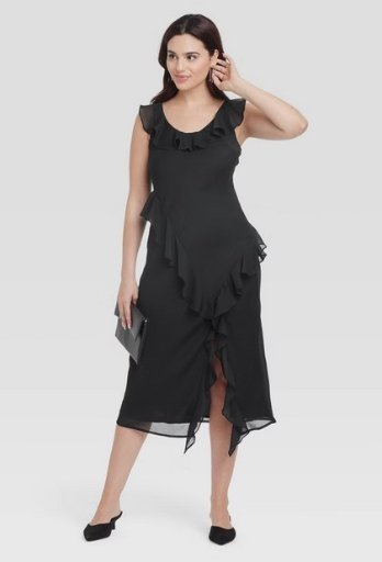 A New Day Women's Ruffle Slip Dress
