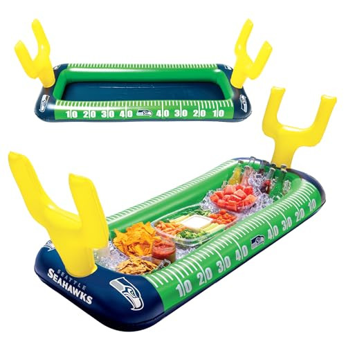 BigMouth Seattle Seahawks Inflatable Food Cooler Buffet