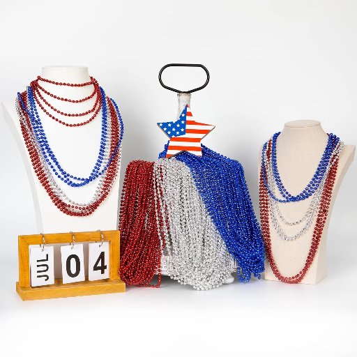 12PCS Independence Day Necklaces