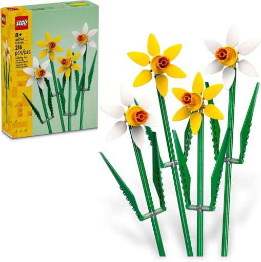 LEGO Daffodils Building Kit (216 Pieces)