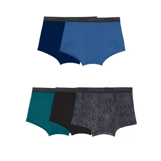 Fruit of the Loom Men's Micro-Stretch Boxer Briefs 5-Pack
