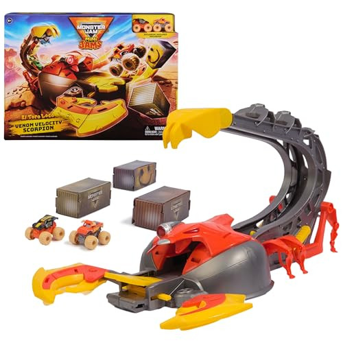 Monster Jam Mini El Toro Loco Venom Velocity Scorpion Playset