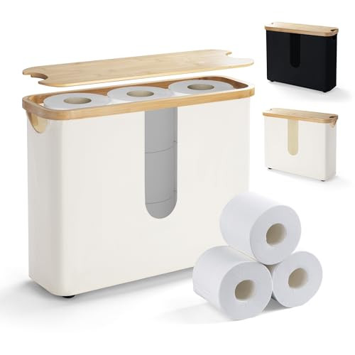 Toilet Paper Storage Basket with Lid