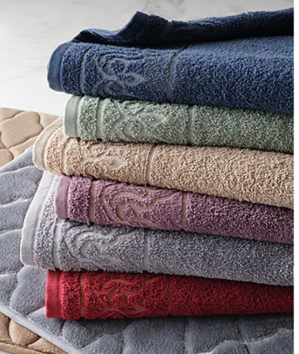 Broadhaven Scroll Bath Towels