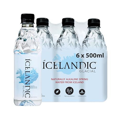 Icelandic Glacial Natural Spring Alkaline Water 6-Pack