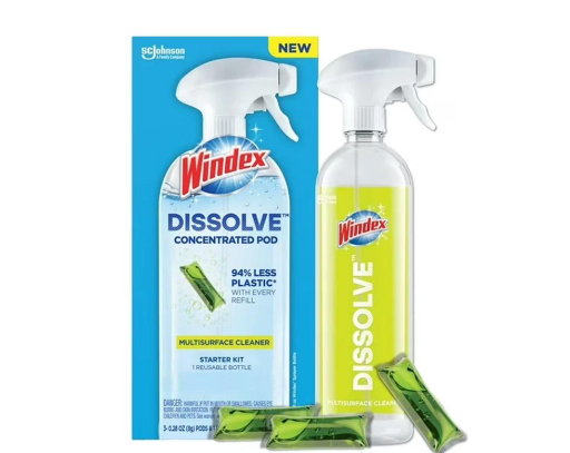 Windex Dissolve Pods Multi Surface Cleaner Starter Kit