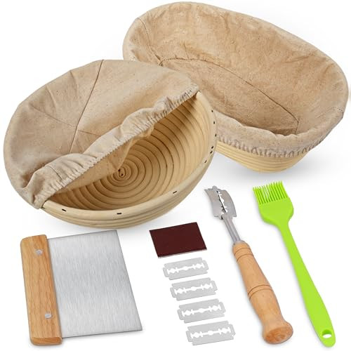 Swice Proofing Basket Set for Sourdough