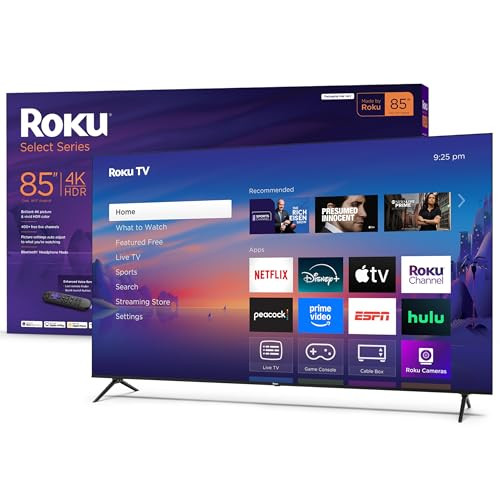85-Inch Roku Smart 4K HDR TV
