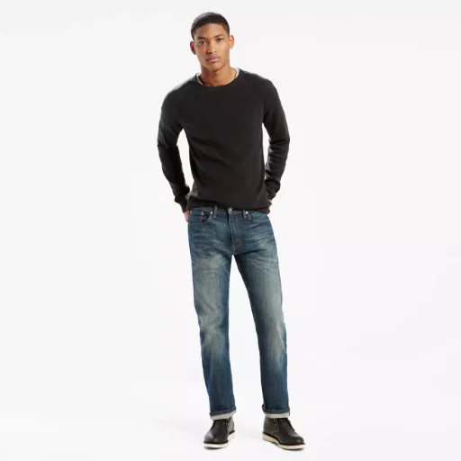 Levi's 505 Regular Fit Low Stretch Jeans (Cash - Medium Wash)
