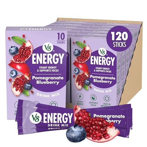 V8 Energy Drink Powder (Pomegranate Blueberry) 12-Pack