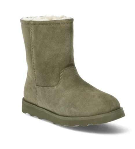 Time and Tru Women's Genuine Suede Cozy Boots