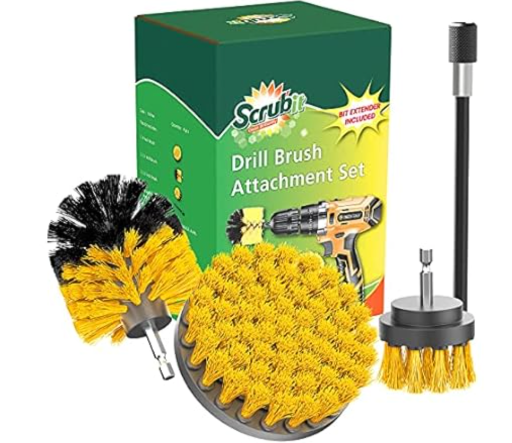 SCRUBIT Drill Brush Attachment Set