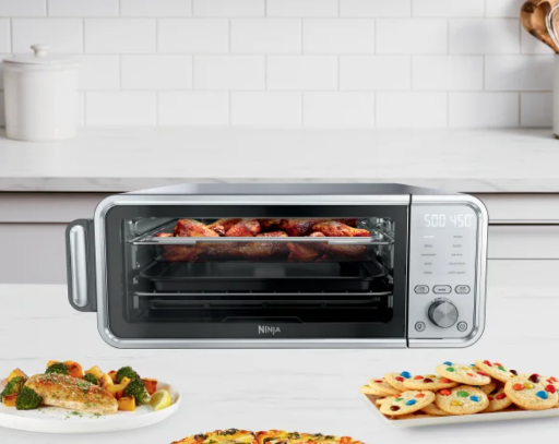 Ninja Flip 10-in-1 Toaster Oven & Air Fryer with Added Broil Rack
