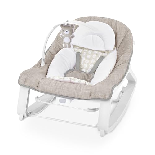 Ingenuity Keep Cozy 3-in-1 Grow with Me Vibrating Baby Bouncer Seat & Infant to Toddler Rocker (Linden)