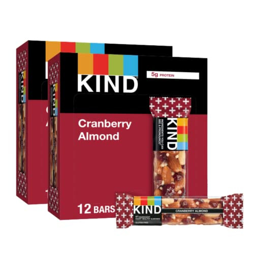 KIND Gluten Free Nut Bars (Cranberry Almond) - 24ct