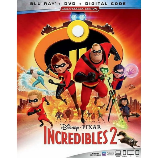 Incredibles 2 (Blu-ray + DVD + Digital)