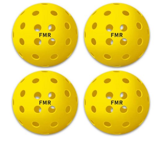 USA Pickleball Approved 40 Hole Pickleballs, 4 Count