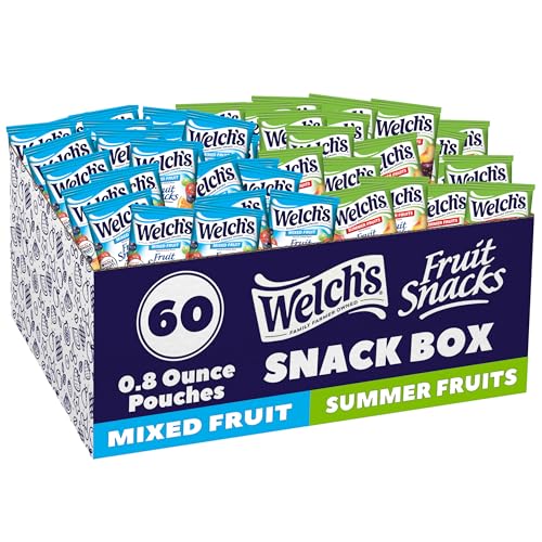 Welch's Fruit Snacks 60-Count 0.8-Oz Pouches (Mixed & Summer Fruits)