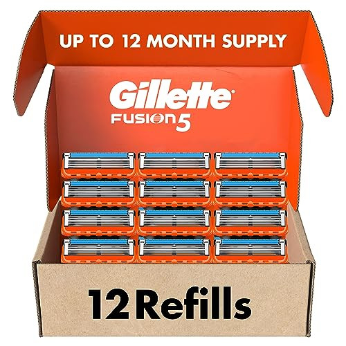 Gillette Fusion5 Lubrastrip Razor Blade Cartridge Refill