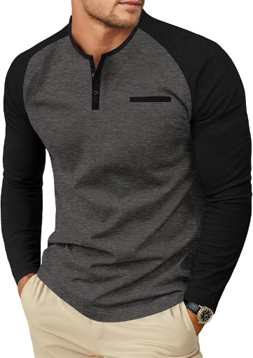Sailwind Men's Cotton Henley Shirts