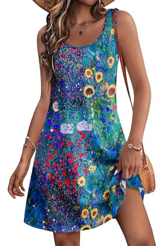 Bohemian Sleeveless Scoopneck Sundress