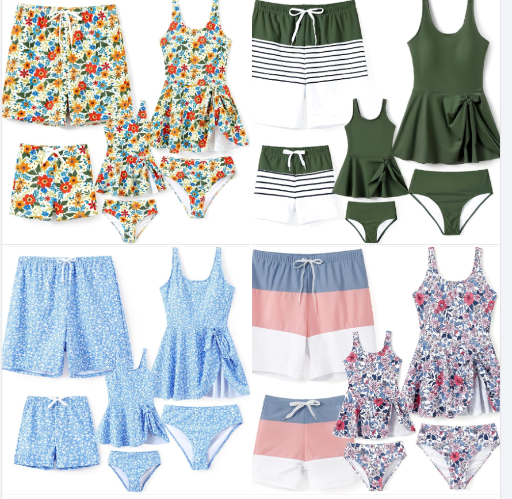 PATPAT Family Matching Summer Swimsuits