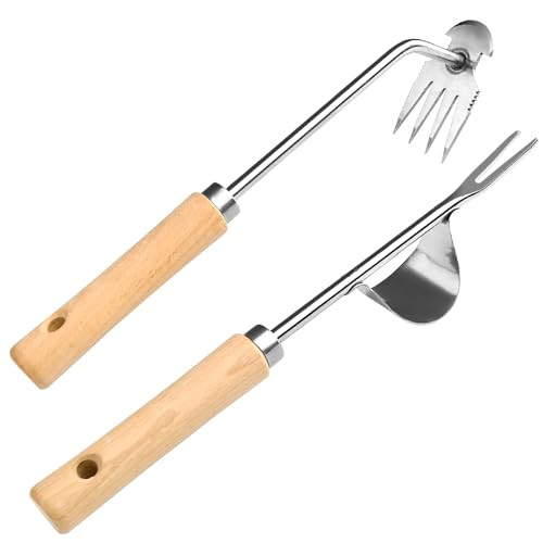 Hand Weeder Tool - 2-Piece Set