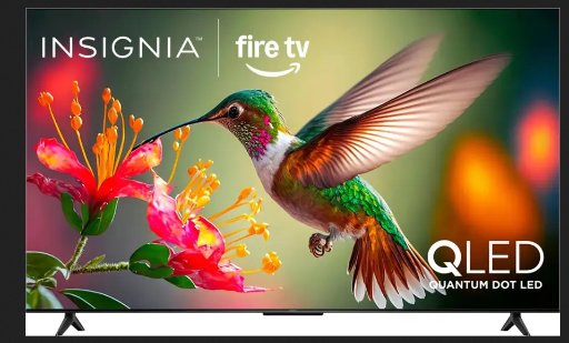 Insignia Class QF Series QLED 4K UHD Smart Fire TVs, 55" (2025 Models)