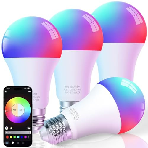 FRIDEKO HOME Smart Light Bulbs --4 Pack