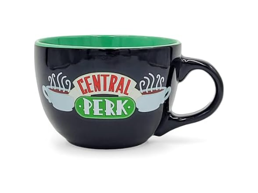 Silver Buffalo FRIENDS Central Perk Ceramic Oversized Coffee/Soup Mug via Woot App