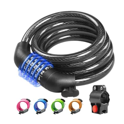 Bike Cable with Combination Lock