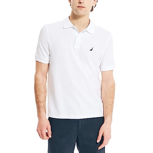 Nautica Men's Stainably Crafted Classic Fit Performance Deck Polo