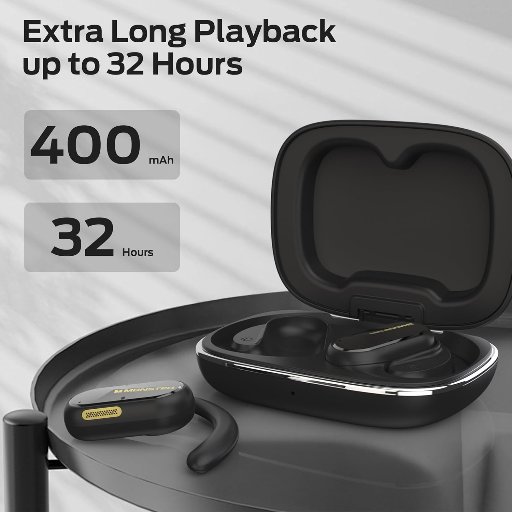 Monster Open Ear AC312 Headphones W/32H Playtime