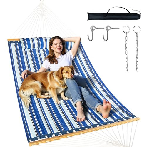 Double Hammock with Spreader Bar