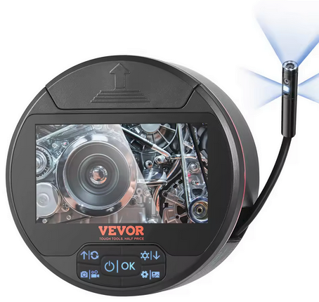 SucceBuy Triple Lens Endoscope Camera with 4.3-inch IPS Screen