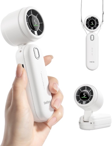 Mini Foldable Turbo Fan with LED Display