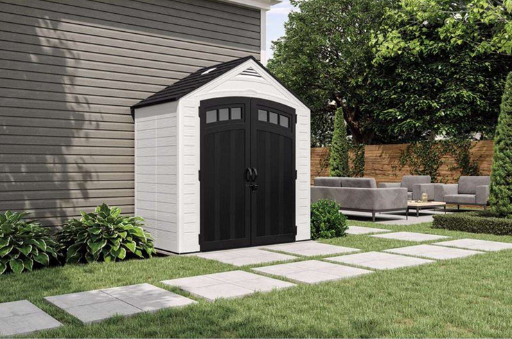 Suncast Vista Resin Modern Storage Shed