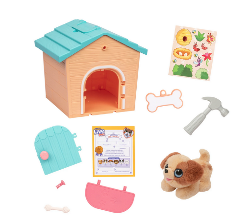 Little Live Pets My Puppy's Home Minis Plush Toy & Kennel Playset