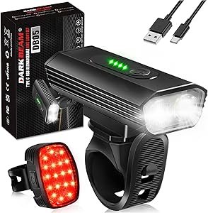 Rechargeable USB-C Bike Light Set for Night Riding