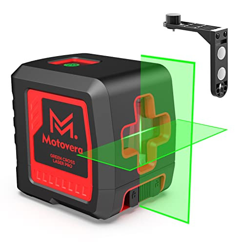 Motovera Self Leveling Green Cross Line Rotary Laser Level