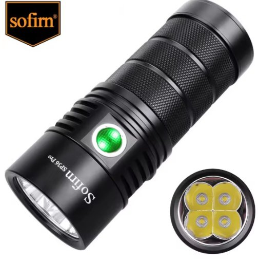 Sofirn SP36 Pro 8000-Lumens Rechargeable Flashlight
