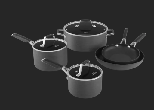 Calphalon Select 8-Piece Hard-Anodized Nonstick Cookware Set