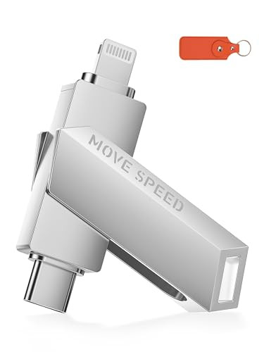 MOVE SPEED 512GB MFi Certified Flash Drive for iPhone