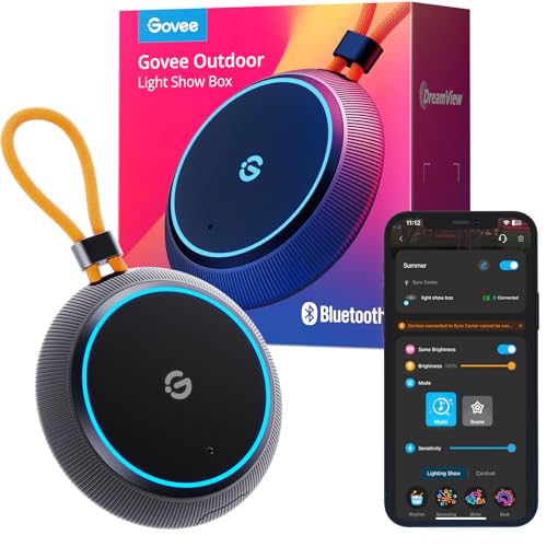 Govee Outdoor Light Show Box 22 Music Modes