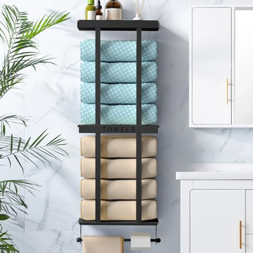 Bathroom Towel Storage Rack