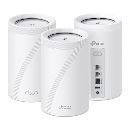 3-Pack TP-Link Deco BE67 Tri-Band WiFi 7 Whole Home Mesh System
