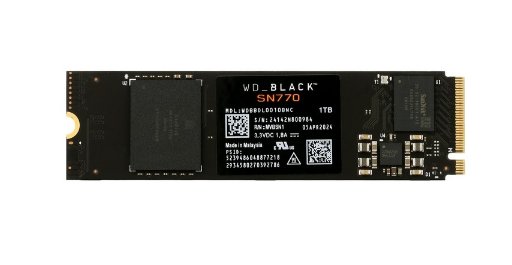 1TB WD Black SN770 PCIe Gen4x4 NVMe Solid State Drive