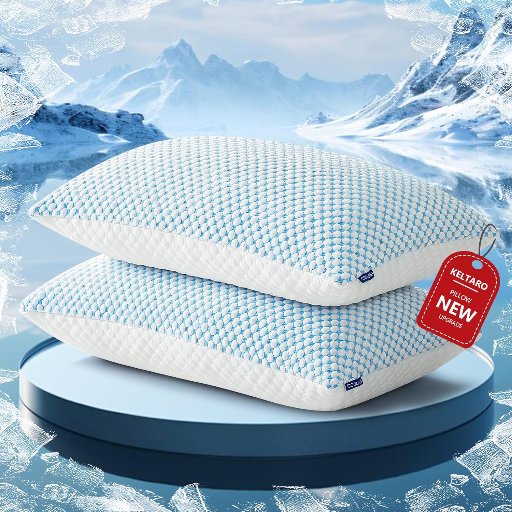 Shredded Memory Foam Pillows Set of 2
