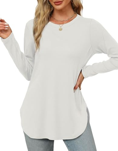 Women's Long Sleeve Round Neck Tops