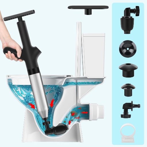 Toilet Plunger, Air Drain Blaster, Drain Clog Remover Tool